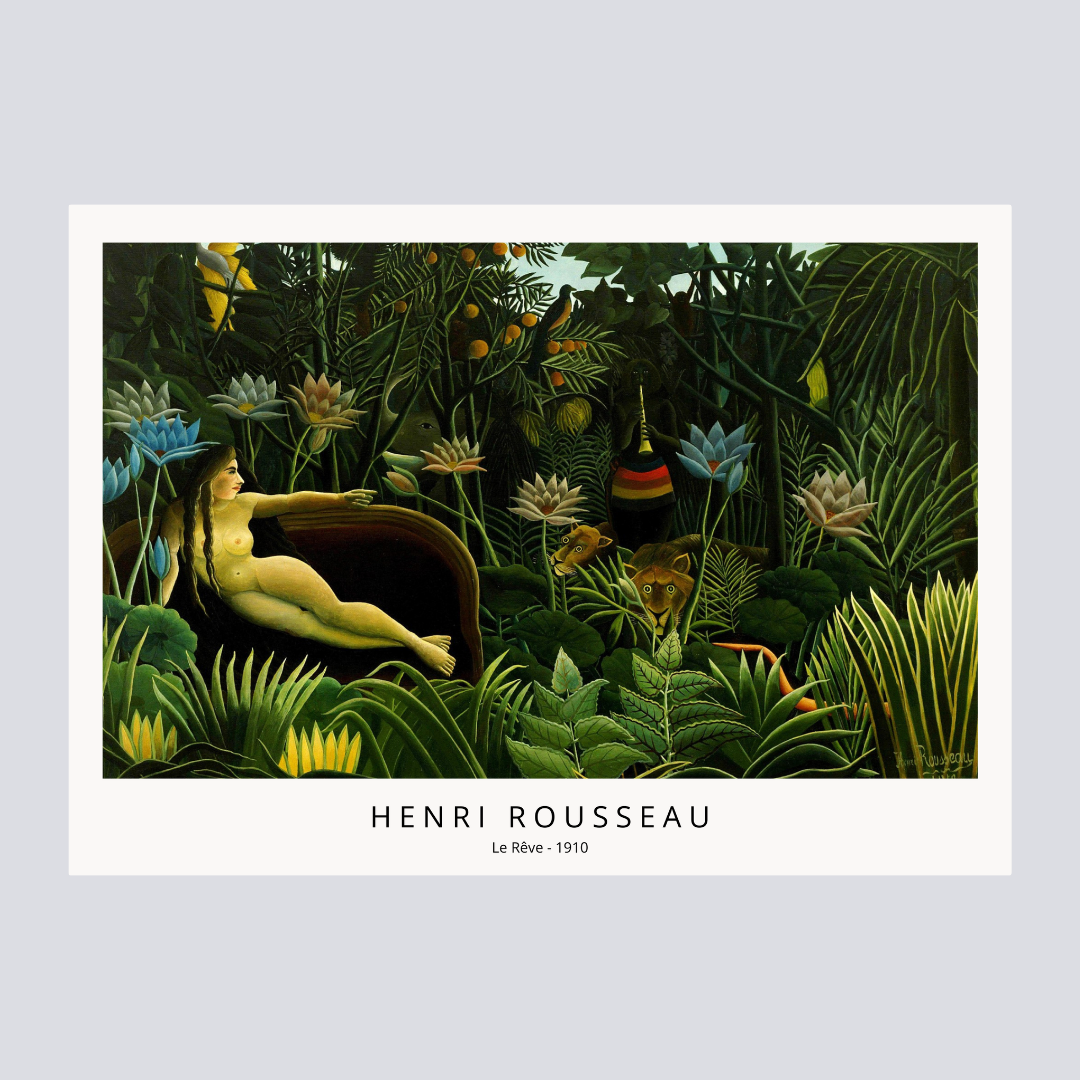 Henri Rousseau "Il sogno" vers. galleria moderno