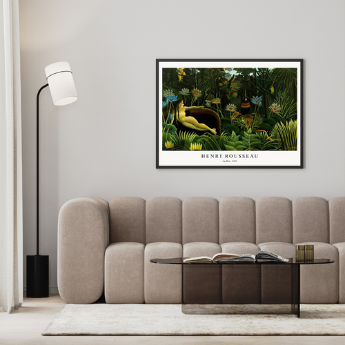 Poster "Il sogno" di Henri Rousseau versione galleria