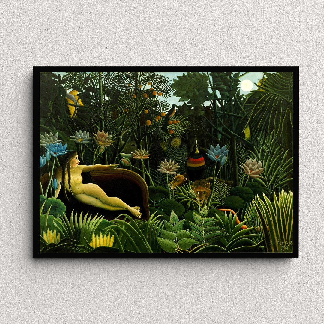 Poster "Il sogno" di Henri Rousseau