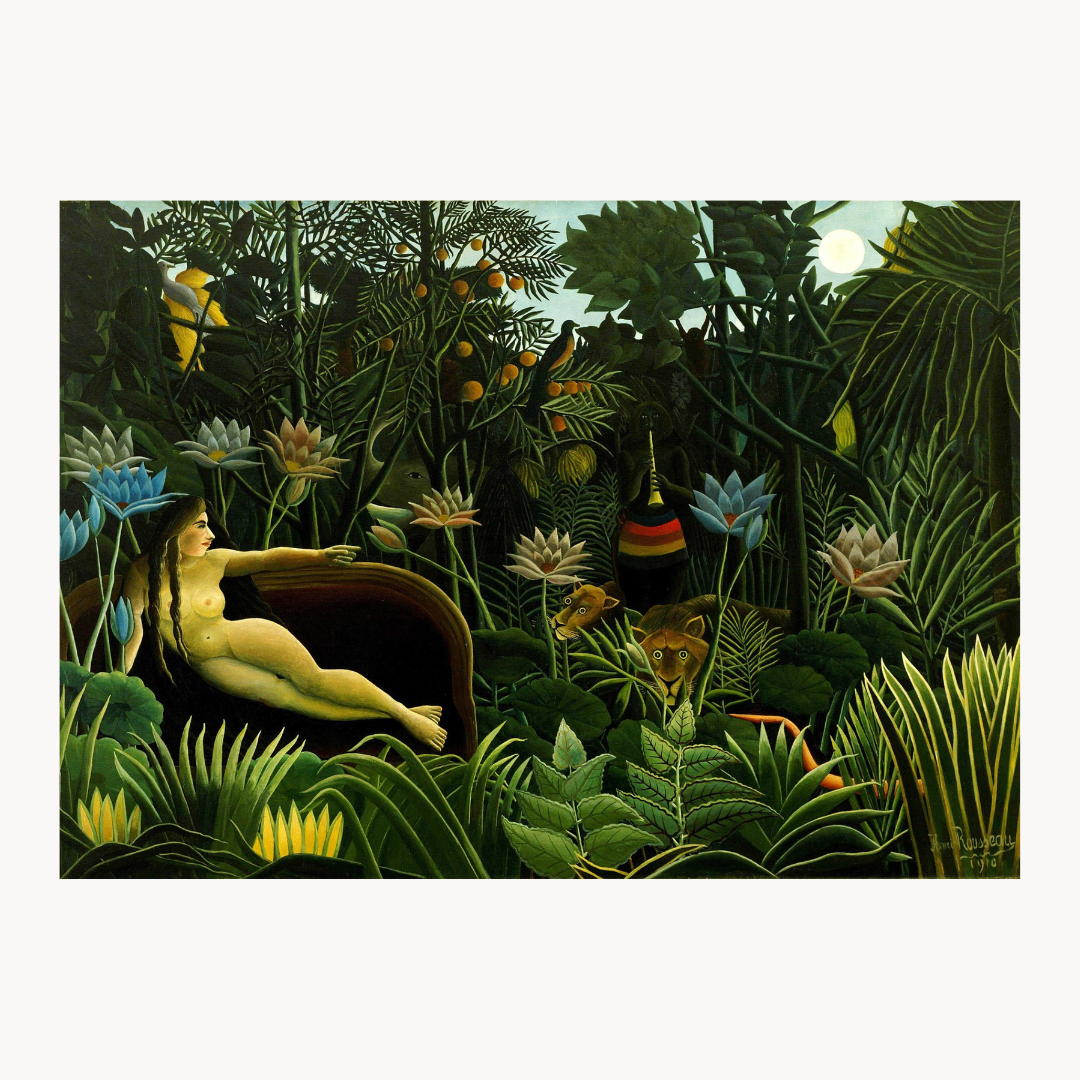 Poster "Il sogno" di Henri Rousseau